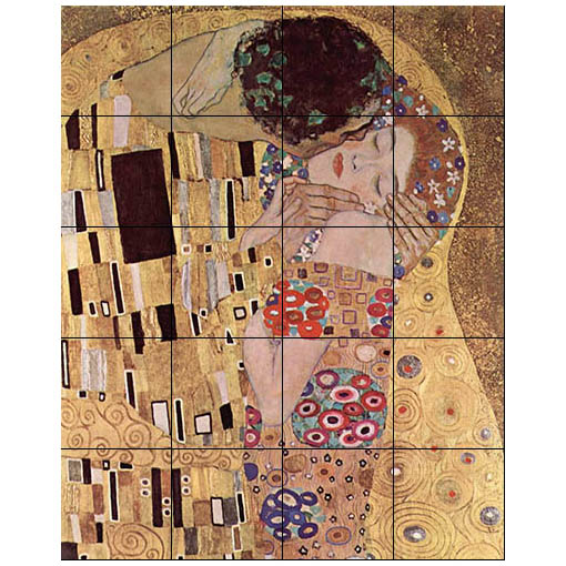 Klimt "The Kiss Detail"